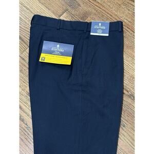 Stafford Travel Classic fit Navy Blue 36W X‎ 30L Brand New With Tags MSRP $70